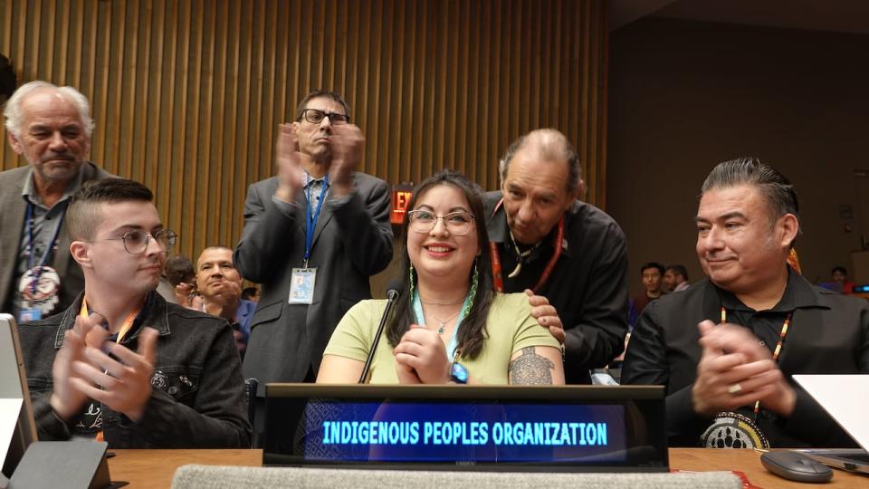 Sigwanis Lachapelle issued a statement as part of the discussions on the theme of Self determination and Indigenous Rights at the 23rd session of United Nations Permanent Forum on Indigenous Issues in New York. 