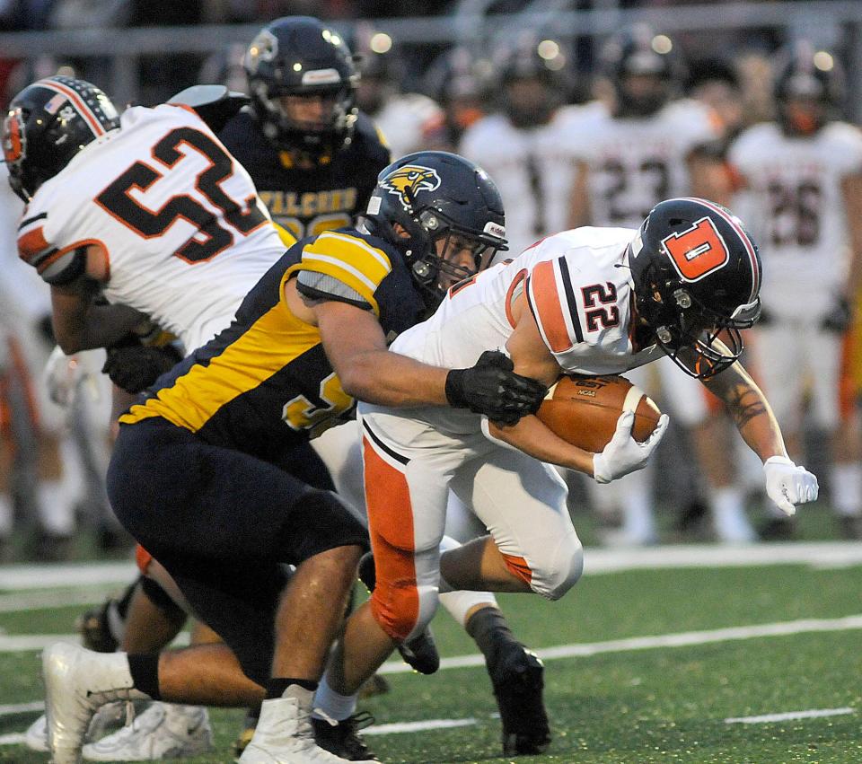 Dalton's Sammy Tomlinson during football action between Dalton and Hillsdale at Hillsdale Community Stadium  Friday September 23,2022  Steve Stokes/for Ashland Times-Gazette