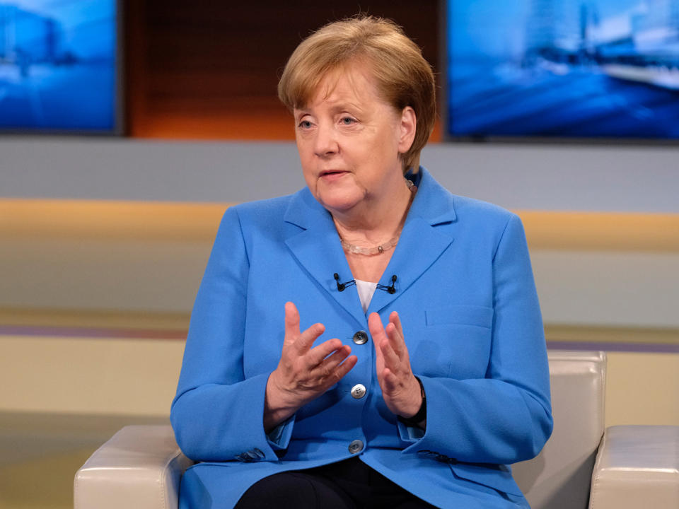 Angela Merkel zu Gast bei “Anne Will”. (Bild-Copyright: Wolfgang Borrs/dpa)