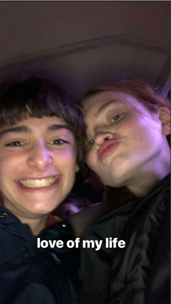 Noah Schnapp and Sadie Sink