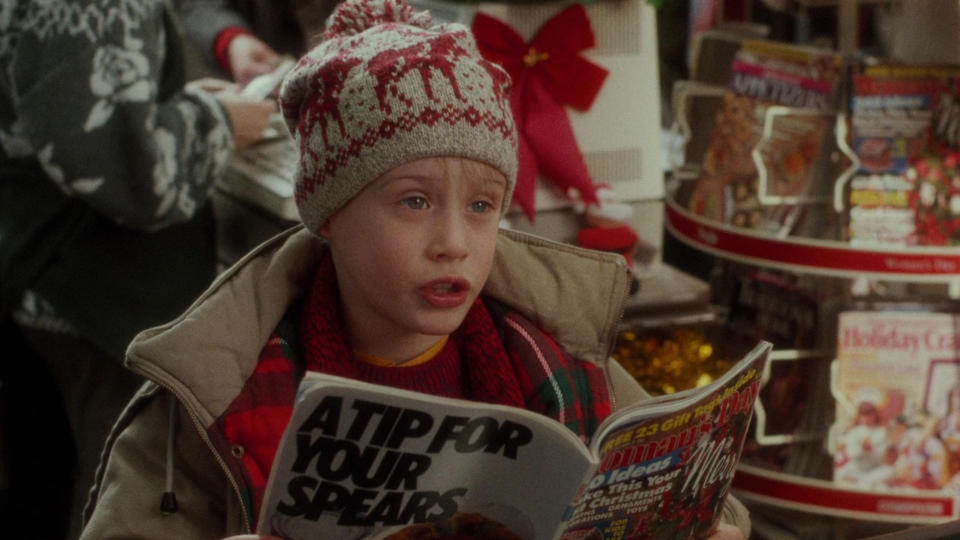 Macaulay Culkin in 1990 classic 'Home Alone'. (20th Century Studios)