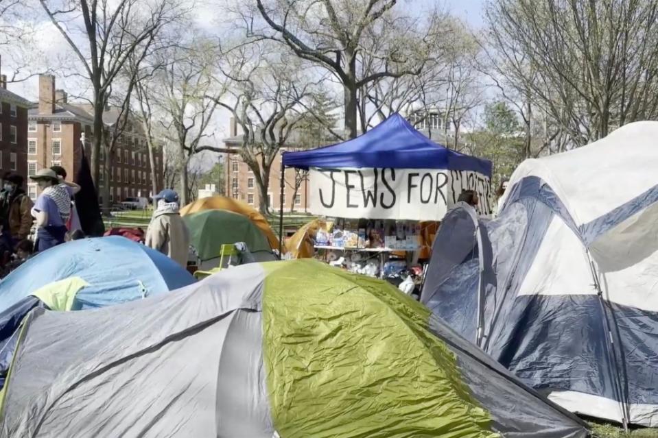 Harvard tried to stop the encampment when it announced the grassy area would be closed all week, the Harvard Crimson previously reported on Monday. Loudlabs