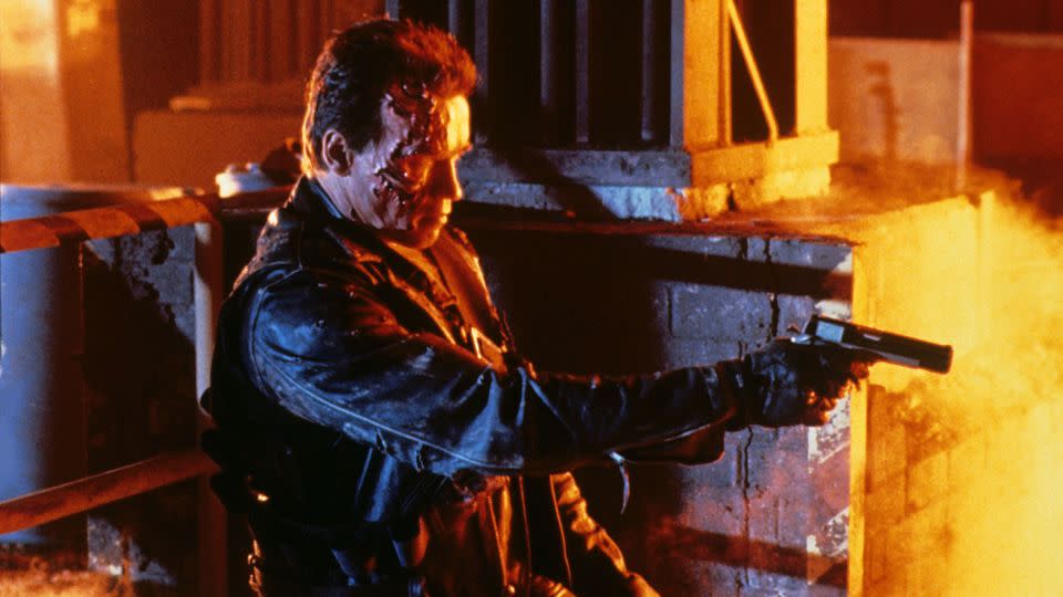 Arnold Schwarzenegger in 1991's "Terminator 2: Judgement Day." - TriStar Pictures/Courtesy Everett Collection