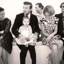 <br>Victoria Beckham: "All eyes on Baby Harper at #SS14 Victoria Beckham #NYFW x vb".