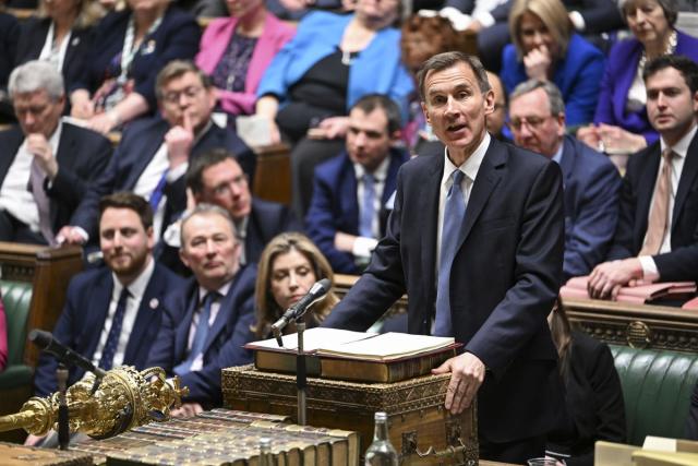 The OBR said Jeremy Hunt had not included spending ambitions that would break his fiscal rules (UK Parliament/Andy Bailey/PA) (PA Media)
