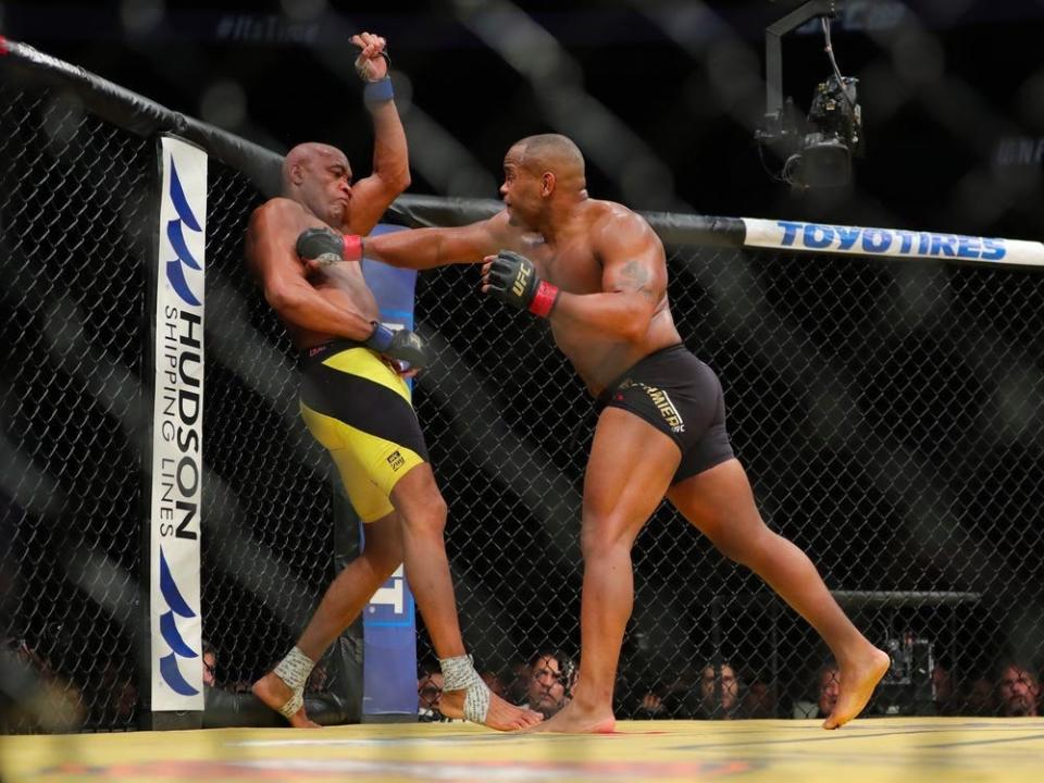 Anderson Silva and Dan Cormier