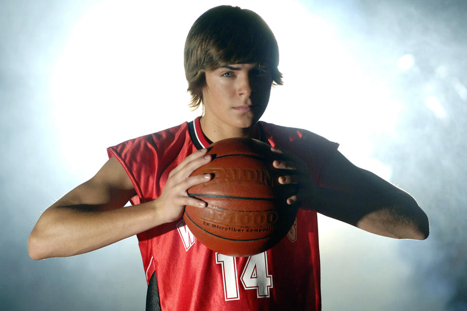 <p>You can "Bet On It" that these swoopy bangs Efron sported in <em>High School Musical</em> had all of the teen girls swooning. </p>