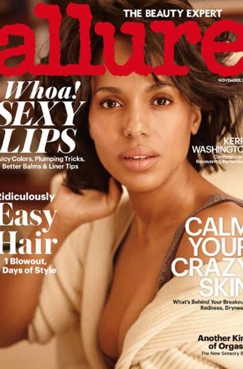 Kerry Washington on the November 2014 cover of "Allure."