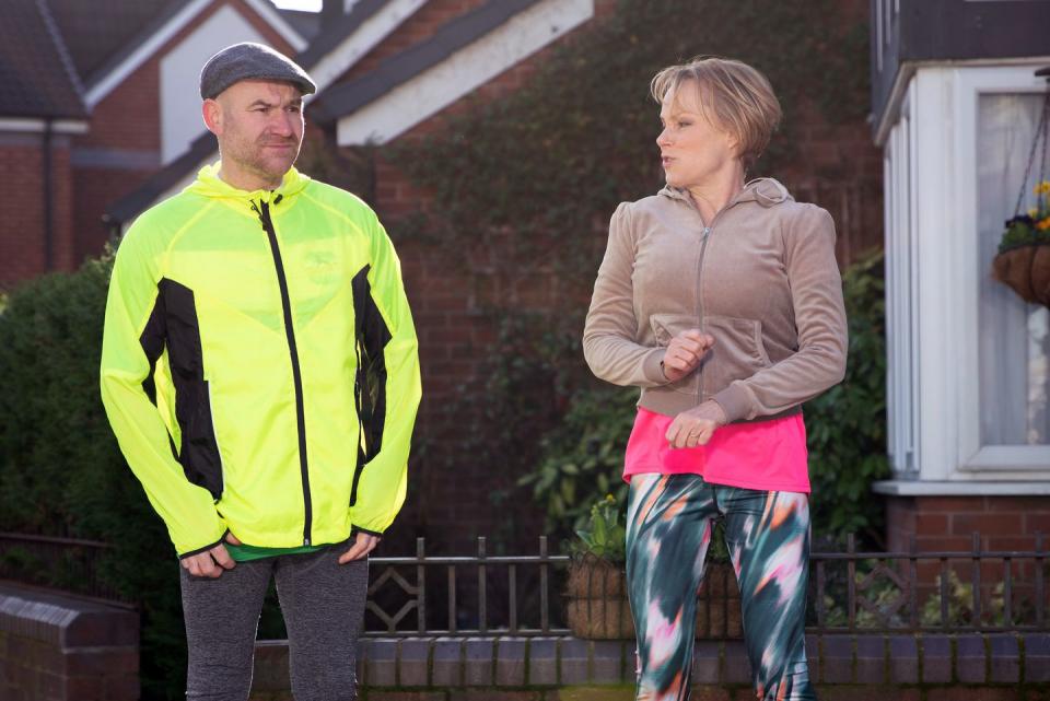 Monday, April 29: Sally puts Tim through his paces