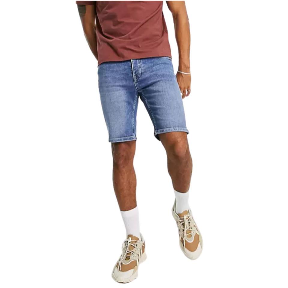 Topman Stretch Skinny Denim Shorts