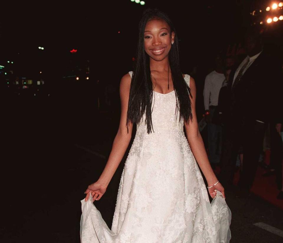 Brandy at the ‘Cinderella’ premiere in 1997 (Getty Images)