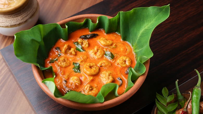 shrimp masala fish curry