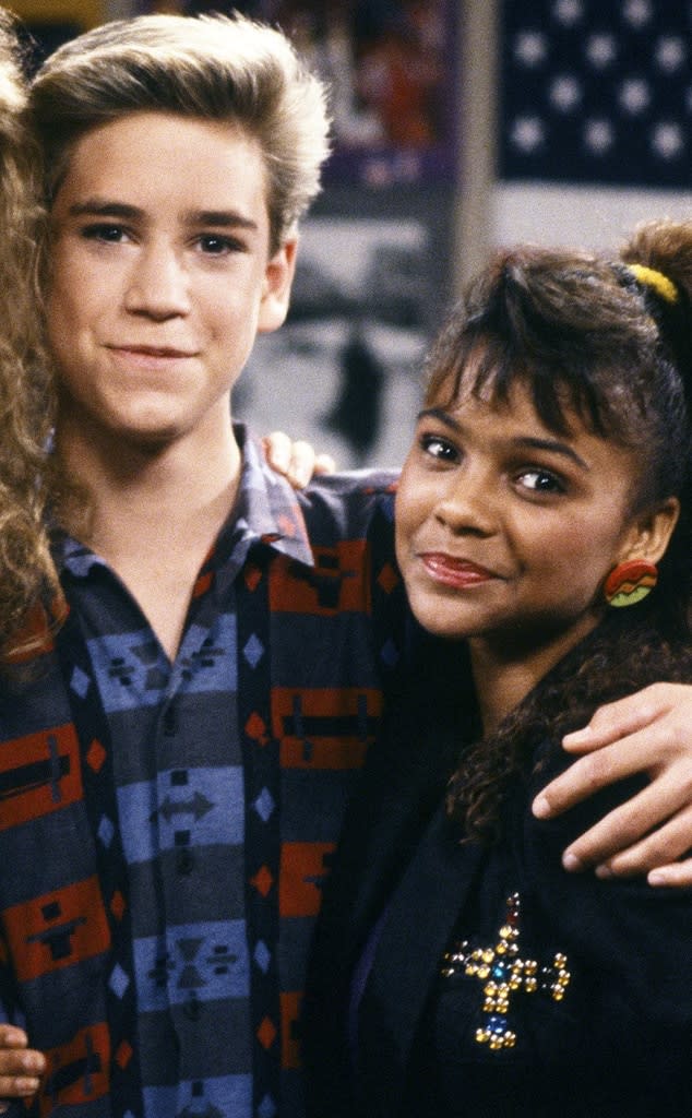 Mark-Paul Gosselaar and Lark Voorhies