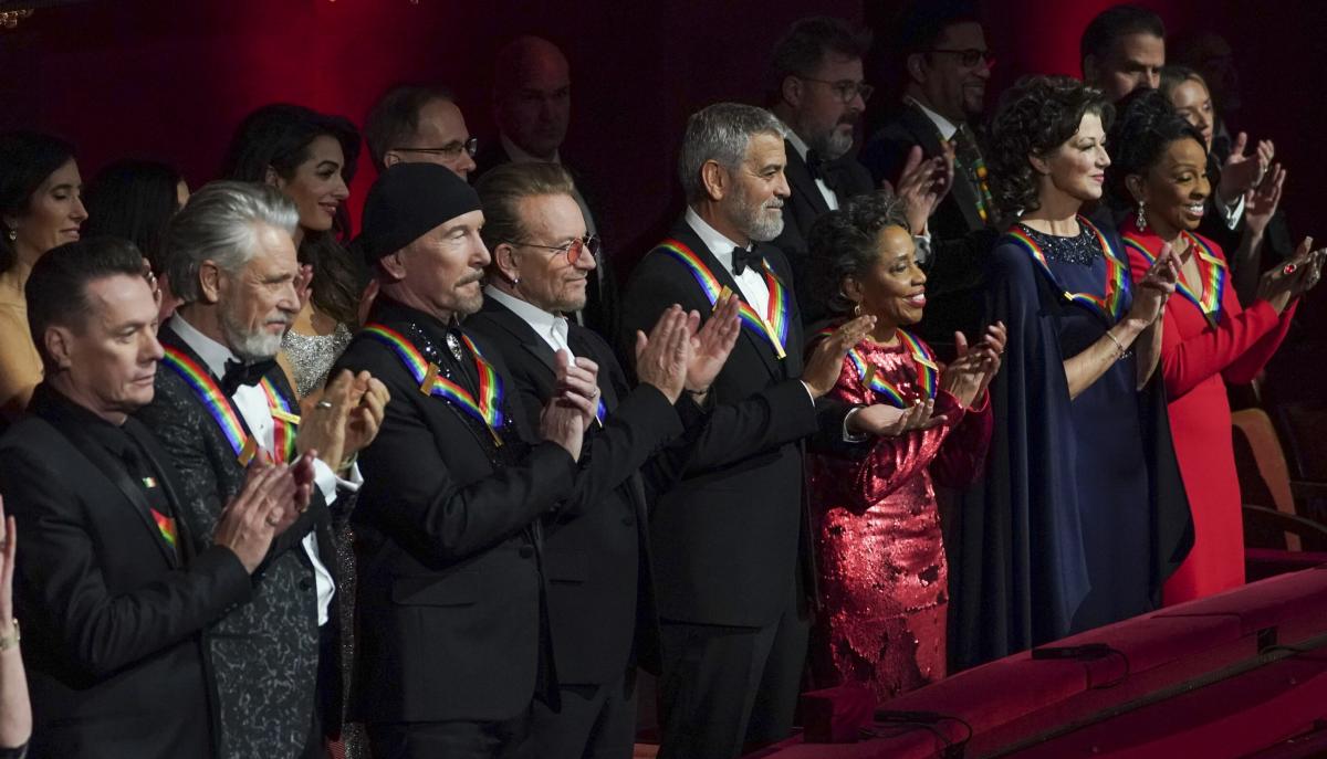 ‘Kennedy Center Honors’ TV Review U2, Clooney and Amy Grant