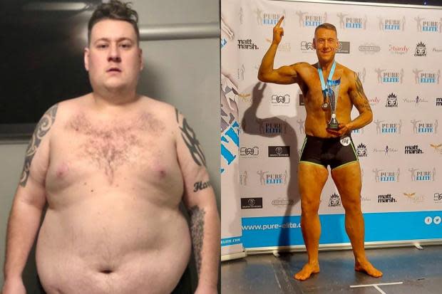 extreme weight loss before and after male