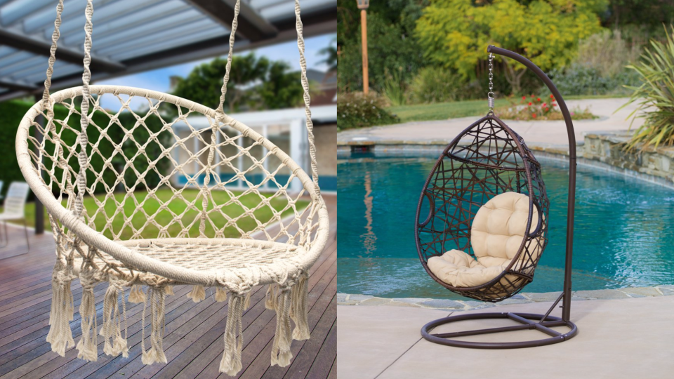 Make these chic boho hanging chairs your new obsession.