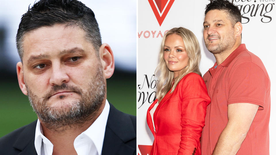 Brendan Fevola and wife Alex.