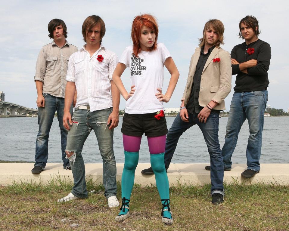 Paramore at the Vans Warped Tour in Miami, Florida, on June 24, 2006.