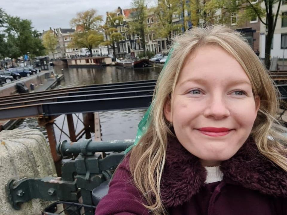 Mikhaila at Amsterdam's Red Light District