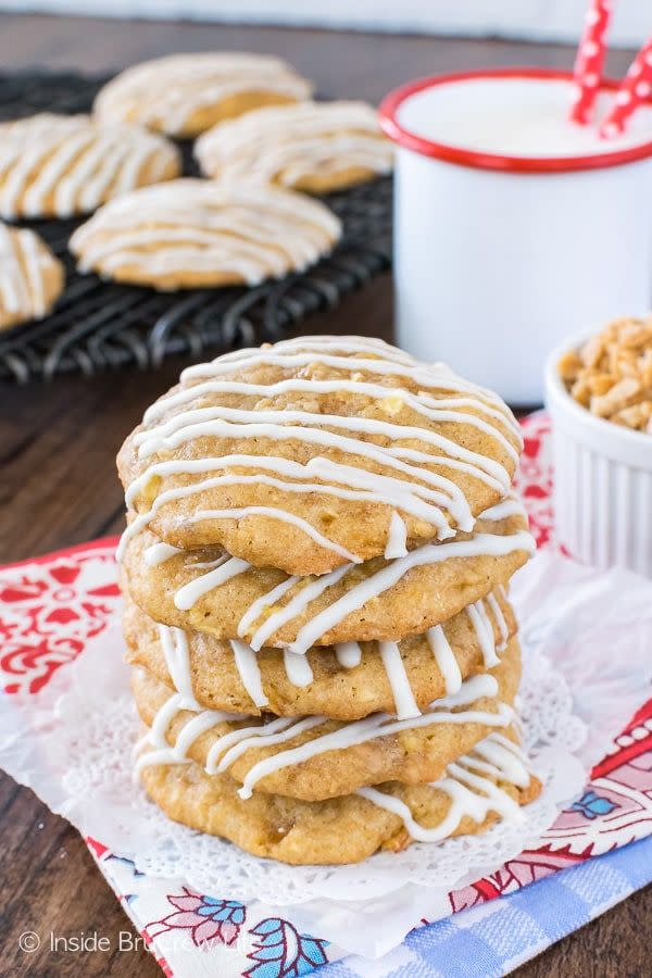 Toffee Apple Pie Cookies