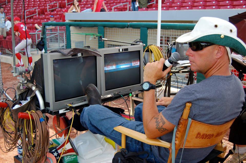 David Mickey Evans directing “The Sandlot.”