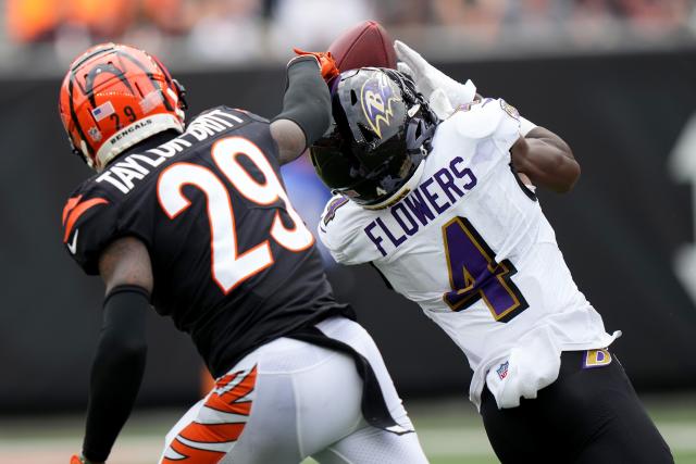 Zay Flowers Punts Bengals Cornerback on Skates