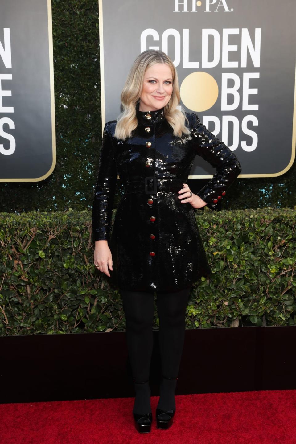 <div class="inline-image__title">1304614789</div> <div class="inline-image__caption"><p>Amy Poehler on the Golden Globes red carpet. </p></div> <div class="inline-image__credit">Todd Williamson/NBC</div>