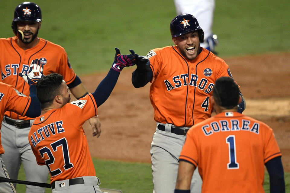 The Astros came into existence in 1962. In 2017, they won their first ever championship, defeating the Dodgers 5-1 in Game 7. (AP)