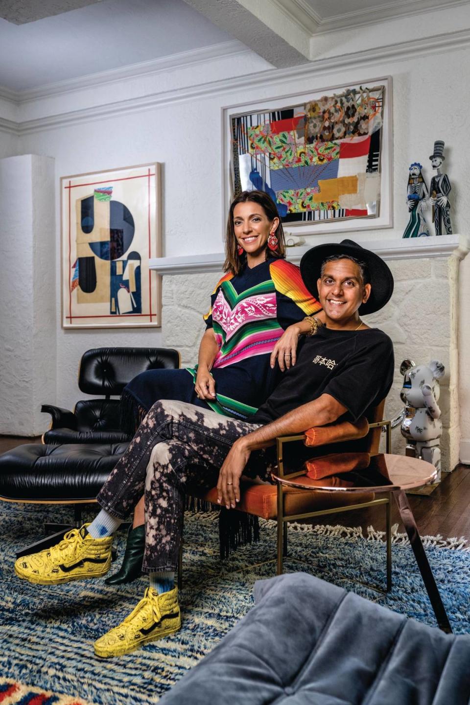 Vivek and Carolina García Jayaram co-produced “Making Miami,” an exhibition about local artists and nonprofits that built Miami’s contemporary arts scene.