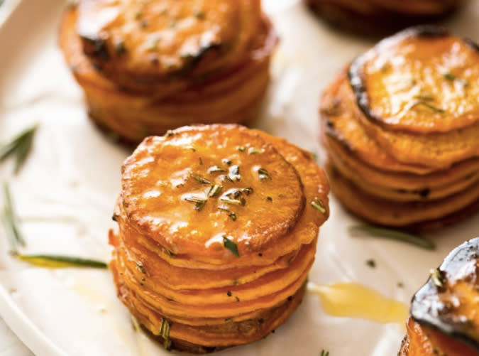 Roasted Sweet Potato Stacks