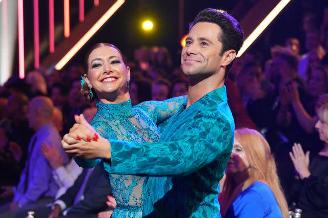 <p>ABC/Christopher Willard</p> Alyson Hannigan dances the tango with Sasha Farber on 'Dancing with the Stars'