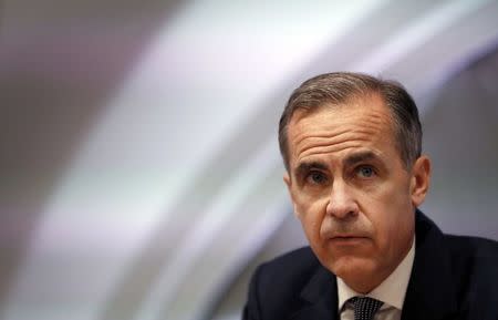 Mark Carney, Governor of the Bank of England attends the quarterly Inflation Report press conference at the bank in London, Britain February 2, 2017. REUTERS/Kirsty Wigglesworth/Pool