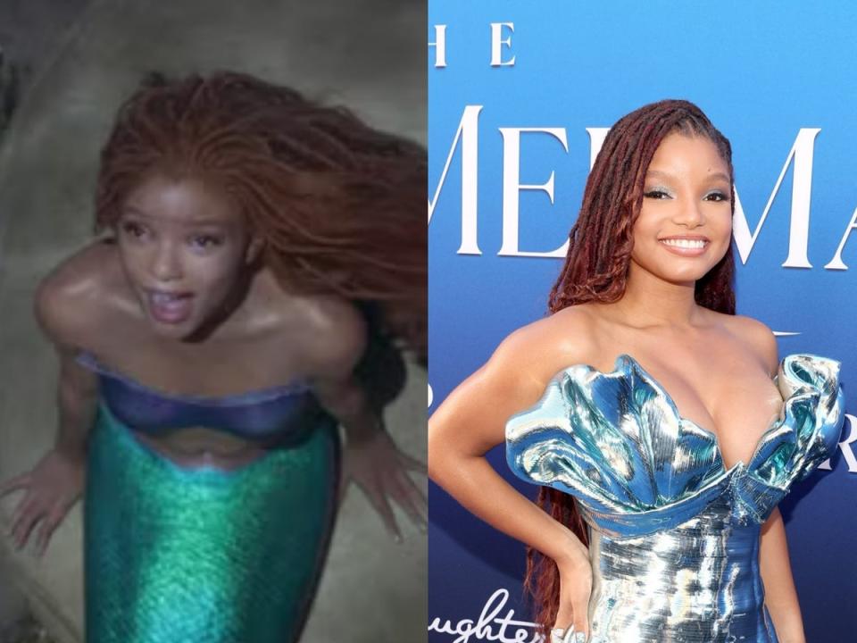 Halle Bailey as Ariel in The Little Mermaid (Disney / Getty)