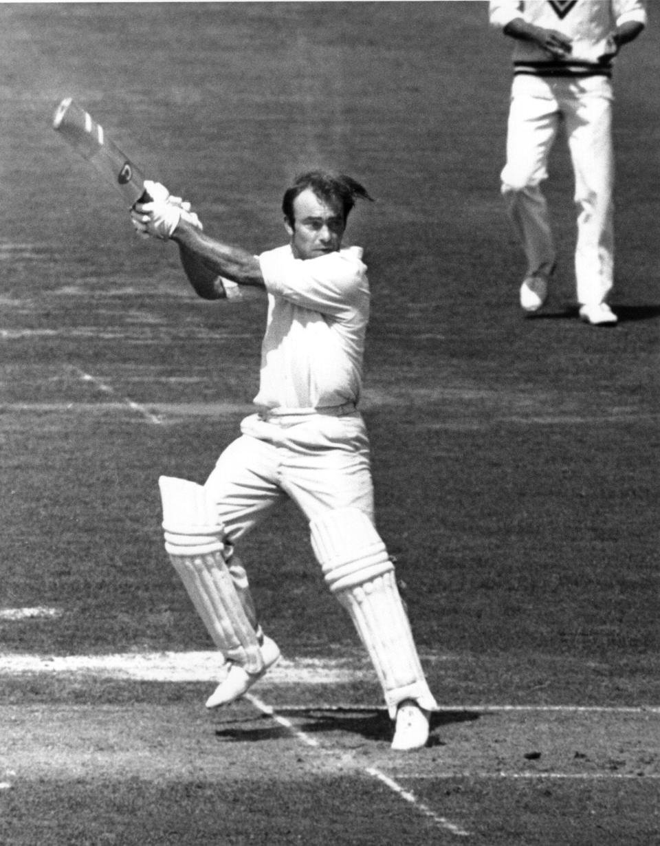 Batting for England against Pakistan at Lord's in 1974 - Allsport Hulton/Archive
