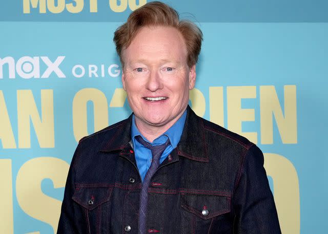 <p>Jeff Kravitz/FilmMagic</p> Conan O’Brien in 2024.