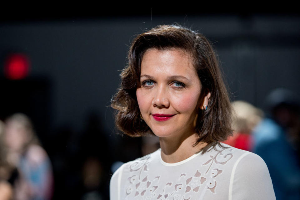 Closeup of Maggie Gyllenhaal