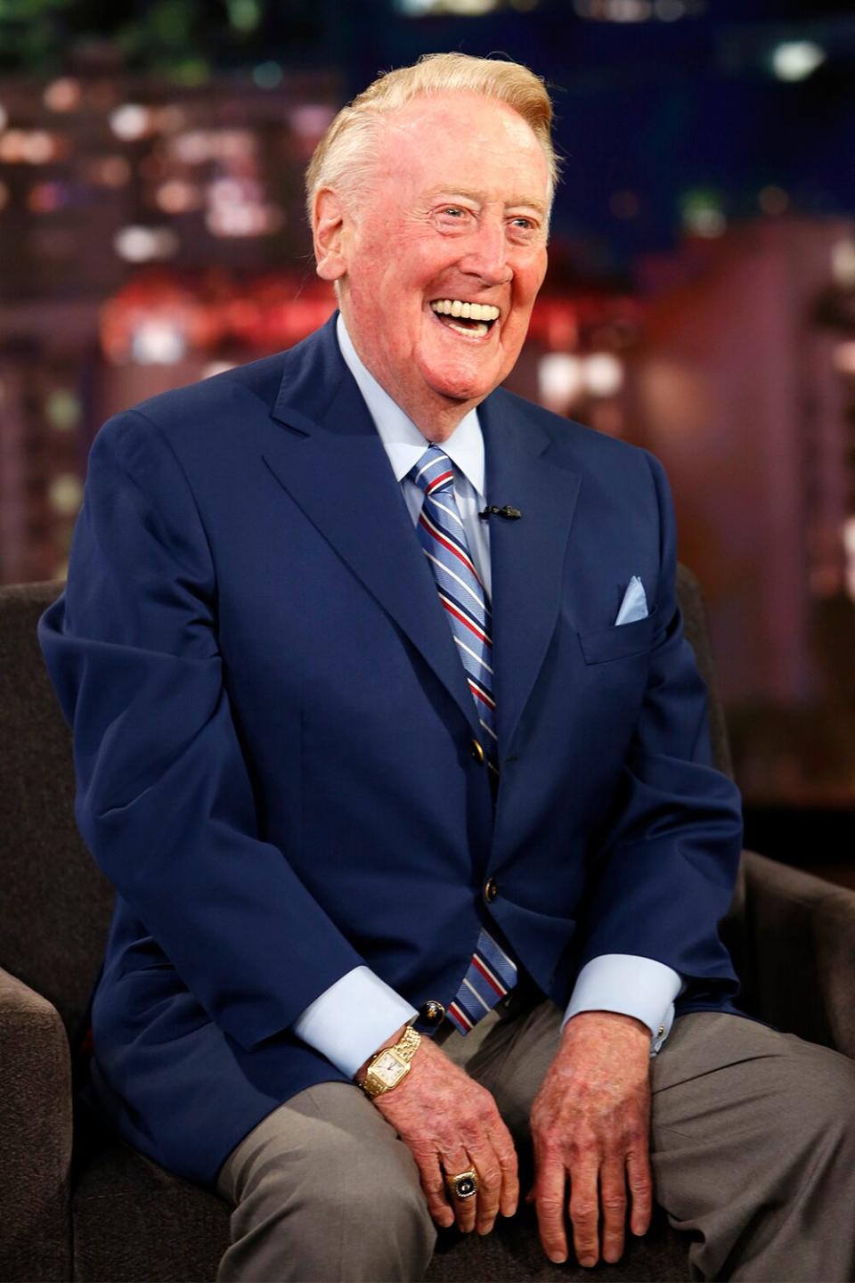 VIN SCULLY, Legendary voice of the Los Angeles Dodgers