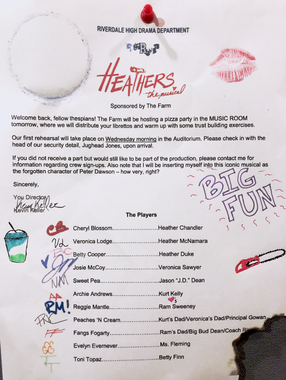 Riverdale Heathers Musical Cast