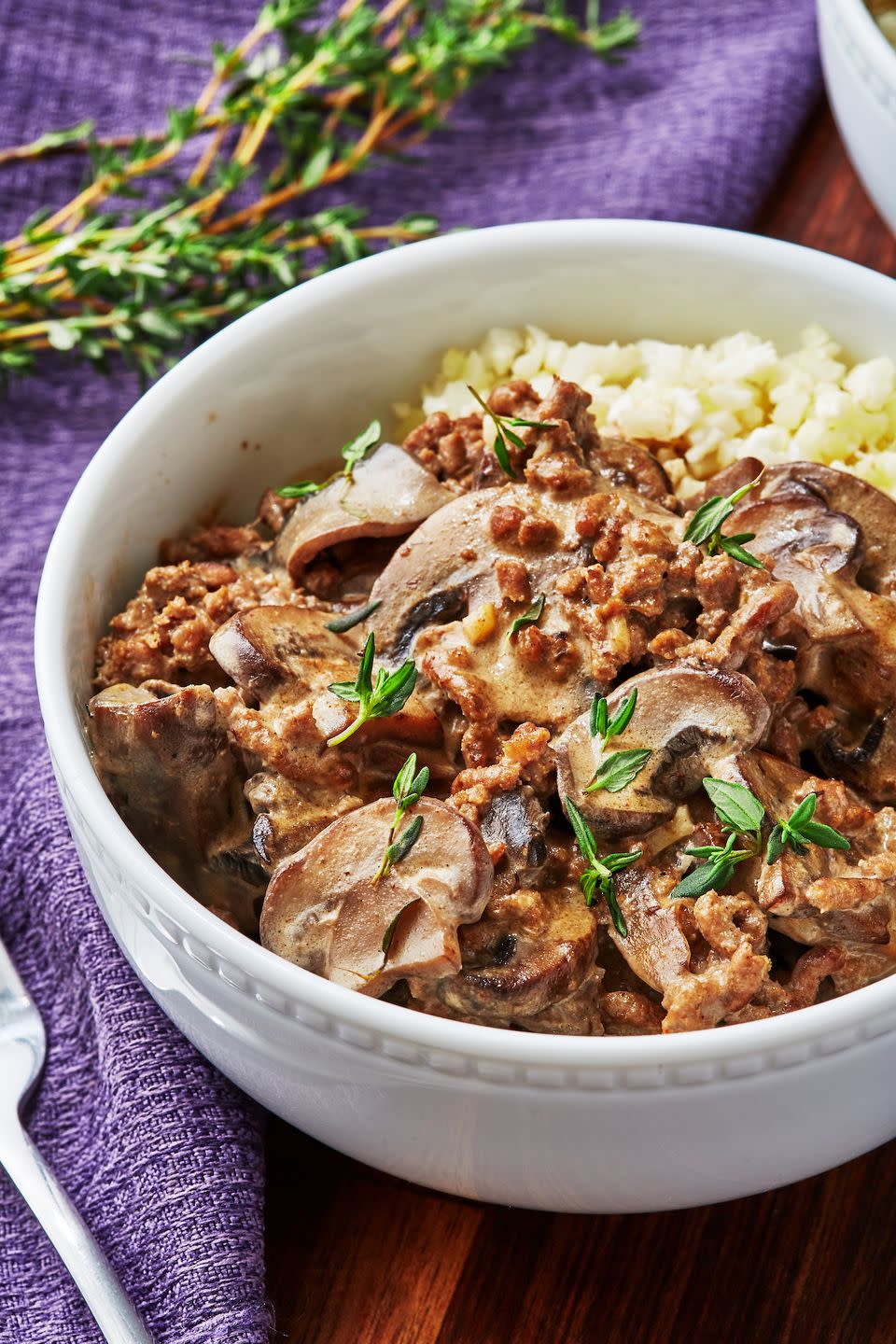 Keto Beef Stroganoff