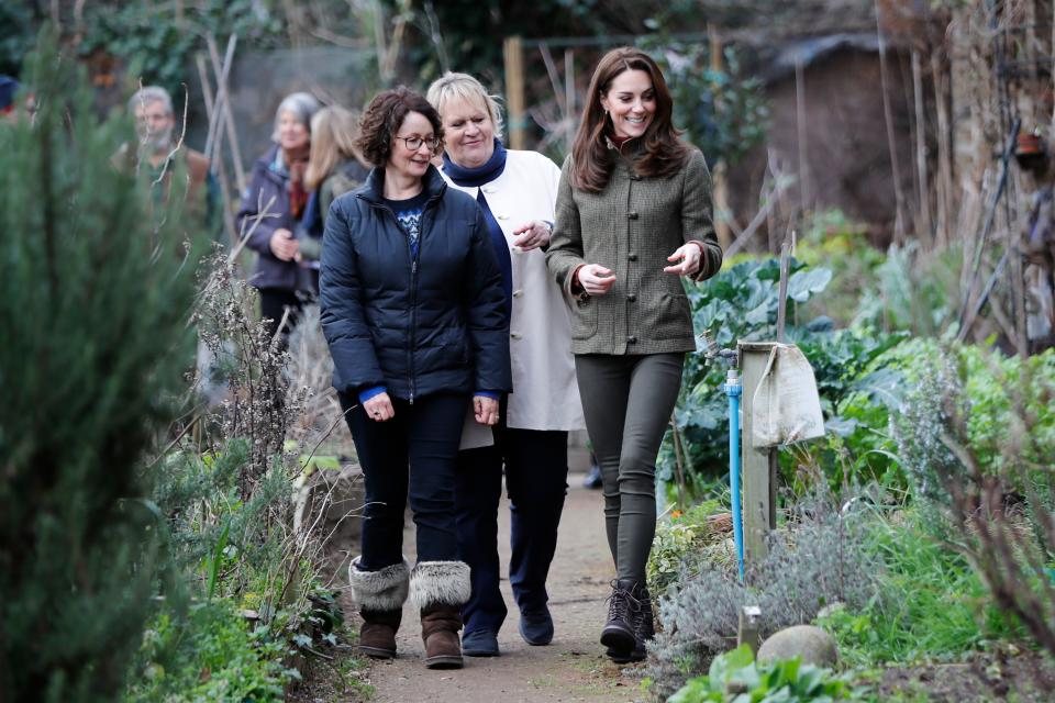 Kate explores the garden in Islington [Photo: Getty]