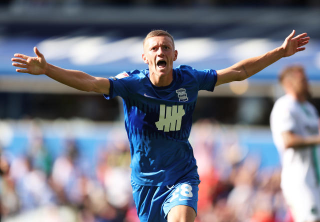 Birmingham City's new hero Jay Stansfield pays tribute to late father after  'best goal' of his career