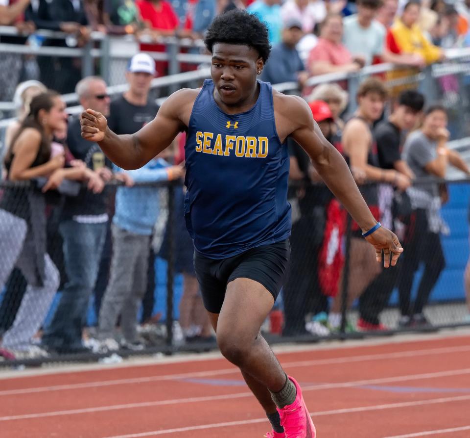 Jazonte Levan of Seaford is the Delaware state record holder in the 200 meters.