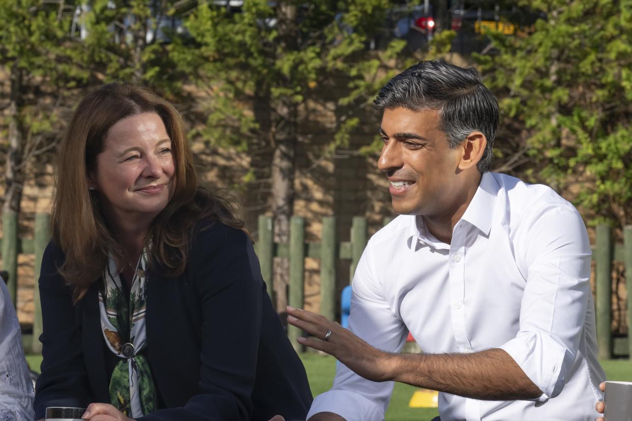 Prime Minister Rishi Sunak and Education Secretary Gillian Keegan (PA Wire)