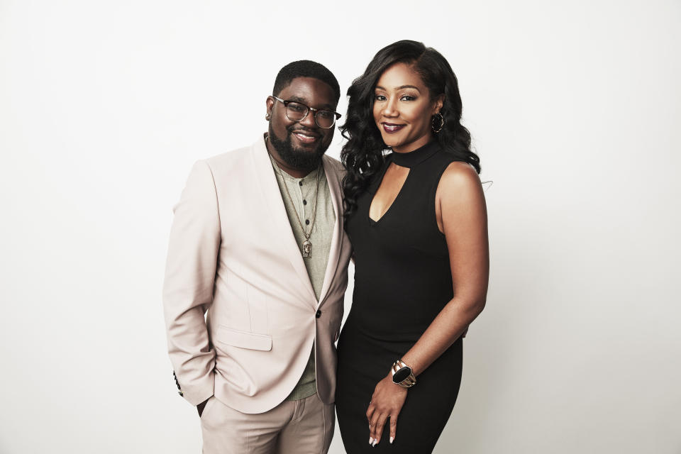 Lil Rel Howery and Tiffany Haddish of "The Carmichael Show"&nbsp;pictured on March 20, 2017.
