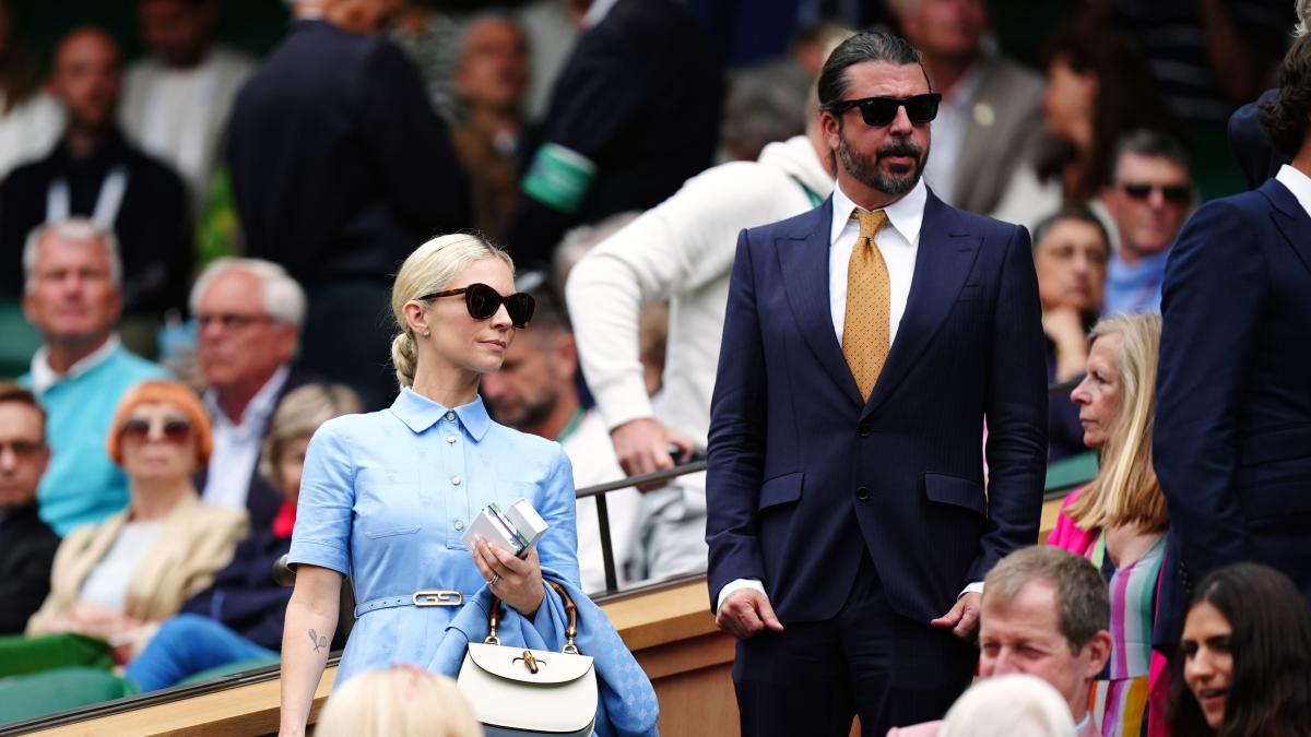 Dave Grohl and Sir Cliff Richard among stars at Wimbledon