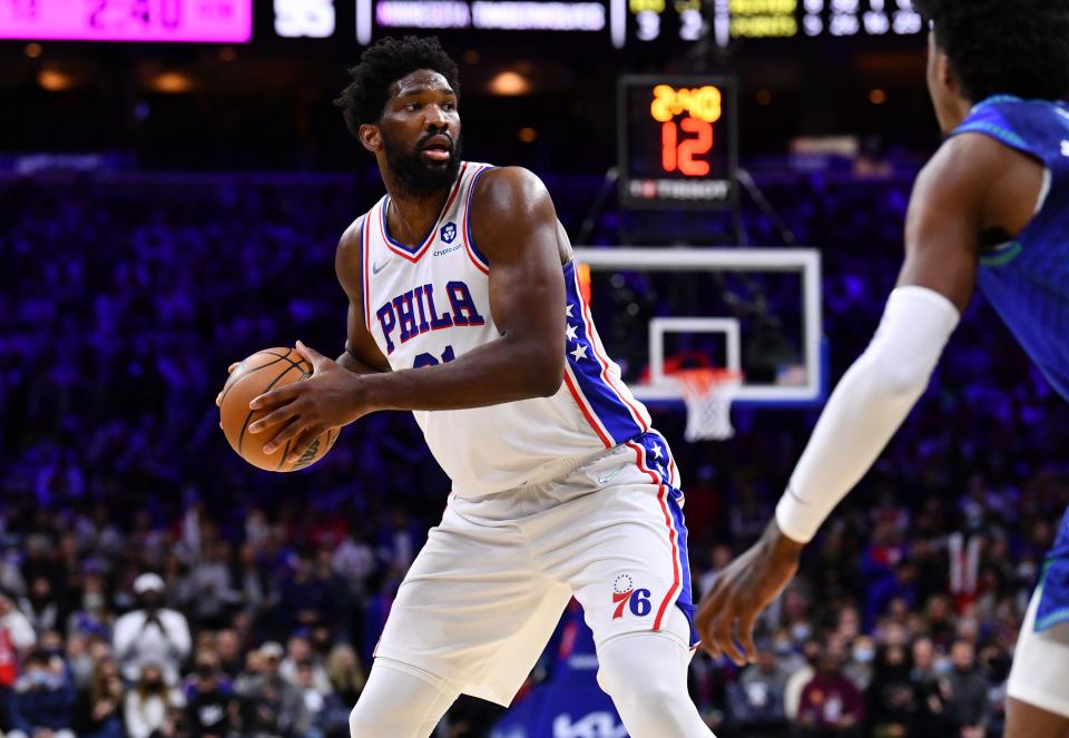 Joel Embiid missed nine games after testing positive for COVID-19.