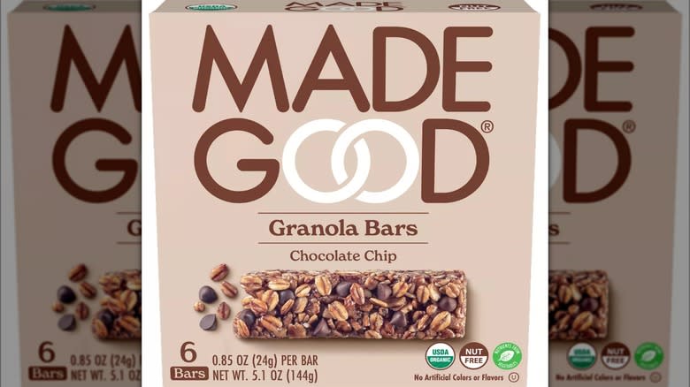 madegood chocolate chip granola bars