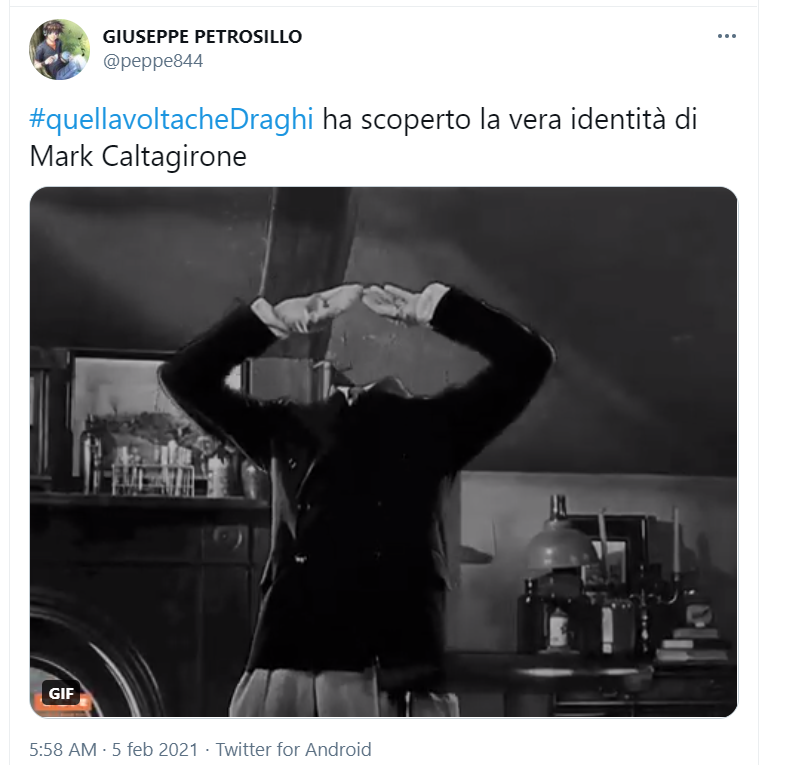 Da quella volta che partecipò al festival di Sanremo con Bugo e Morgan, fino al giorno in cui svelò l’identità di Mark Caltagirone, passando per quella volta che fece lacrimare l’occhio di Sauron spiegandogli il principio di sostenibilità finanziaria”: ecco i fotomontaggi in cui l'ex presidente della Bce trova le soluzioni ai problemi del mondo riuscendo in imprese impossibili.