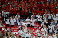 <p>Soccer Football – 2018 World Cup Qualifications – Europe – England vs Slovakia – London, Britain – September 4, 2017 England fans Action Images via Reuters/Carl Recine </p>