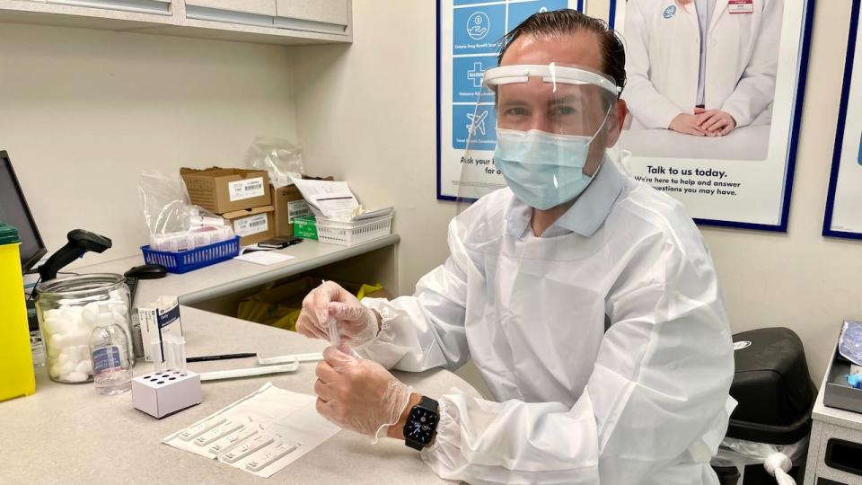 Ottawa pharmacy owner Jordan Clark says that as the rules around travel continue to loosen, he's seeing more and more customers requiring COVID-19 tests.